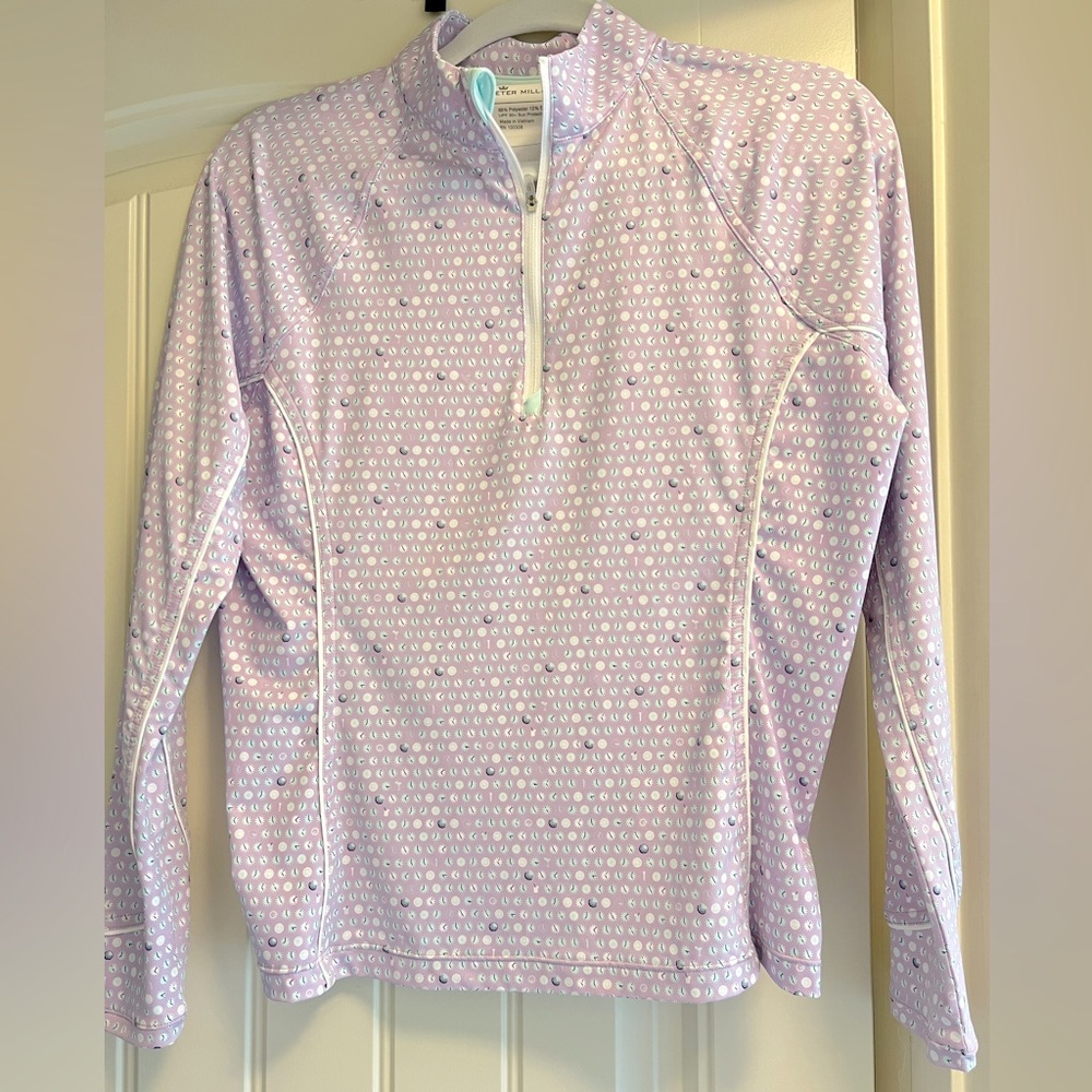 Peter Millar Golf Lavender Sun Shirt